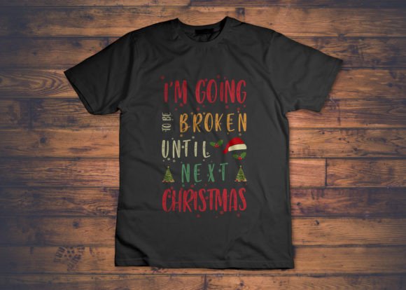 Christmas T-Shirt Design for Print Templates and Graphics