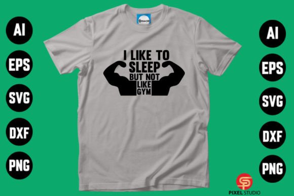 Gym T Shirt Design Graphics for Crafters