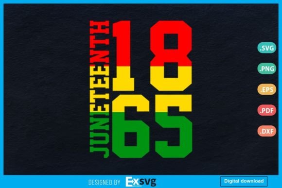 Juneteenth 1865 Vintage Black Pride Graphics