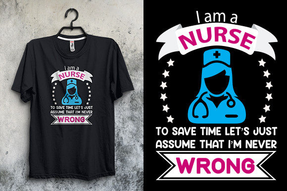 Nurse Graphics for Print Templates